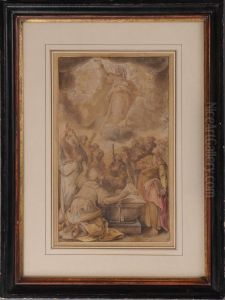 The Assumption Of The Virgin by Maarten de Vos