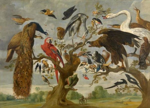 A Concert Of Birds by Paul de Vos