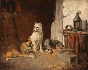 Dogs On Watch by Vincent de Vos