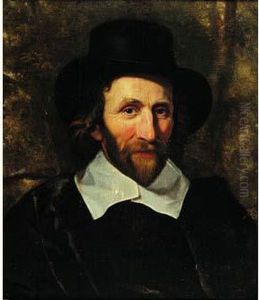 Portrait D'homme Au Chapeau by Abraham de Vries