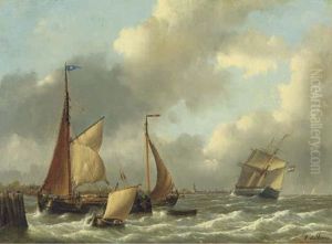 A Busy Estuary by Emanuel De Vries