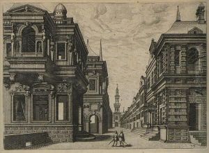 Pl. 34, From Scenographie by Hans Vredeman de Vries