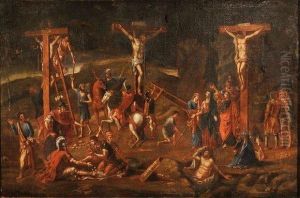 La Crucifixion Du Christ by Arnould De Vuez