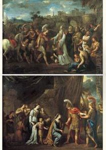 Alexandre Et La Famille De Darius by Arnould De Vuez