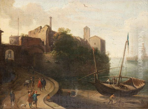 Port With Figures - view 1