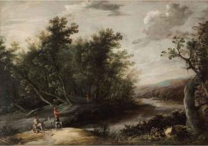 Sosta Durante La Battuta Di Caccia by Lucas De Wael