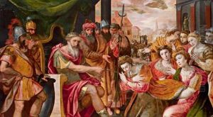 Esther Al Cospetto Di Assuero by Lucas De Wael