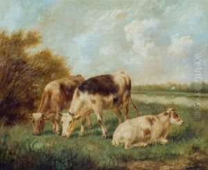 Paesaggio Con Armenti Al Pascolo by Arthur De Waerhert