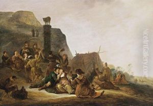 The Adoration Of The Golden Calf by Gerrit de Wet