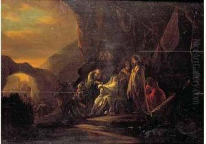 La Resurrection De Lazare by Gerrit de Wet