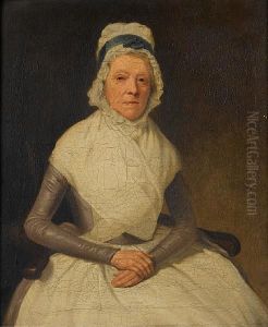 Portrait Of An Elderly Lady Seated