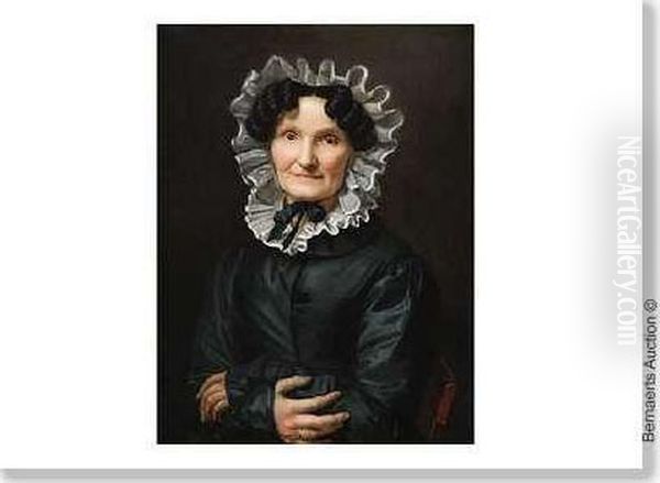 Attribue Portrait De Marie-elisabeth Seutin - view 1