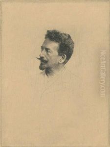 Portret Van Felicien Rops Portret Van Felicien Rops
