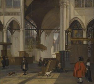 The Interior Of The Oude Kerk