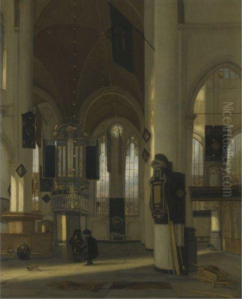 The Interior Of A Protestant Church - view 1