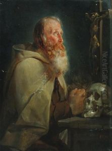 Saint Jerome En Meditation
