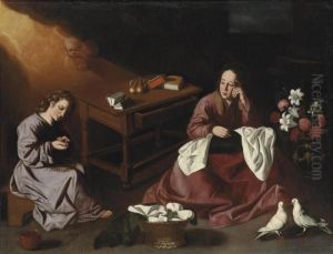 The Virgin And Christ Child In The House At Nazareth