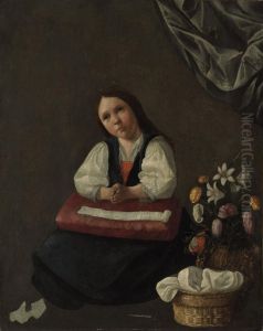 The Vision Of The Virgin by Francisco De Zurbaran