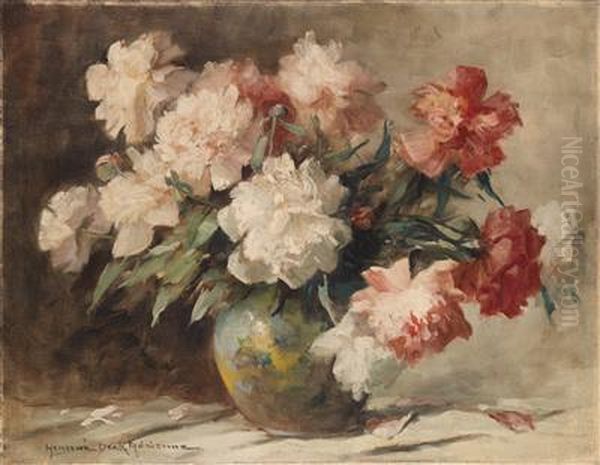 Peonies In Avase - view 1