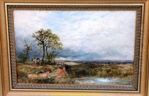 Landscape With Figures by Peter Deakin