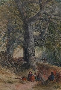 Gypsy Encampment by Peter Deakin