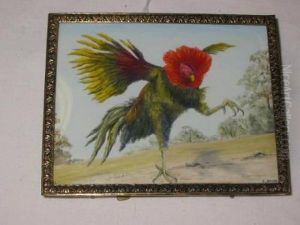 Strutting Cockerel by John Dean