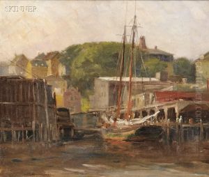 Gloucester Wharf by Walter Lofthouse Dean