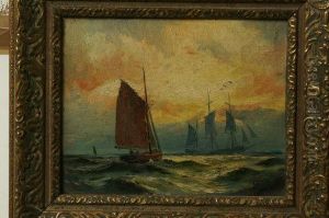A Pair, Sunset Sail by William Edward James Dean
