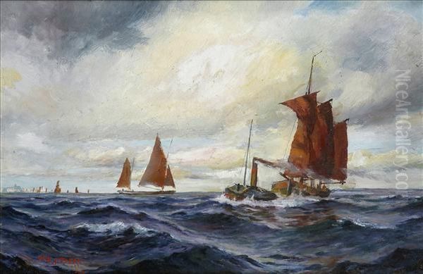 Sail And Steam Off The Coast - view 1
