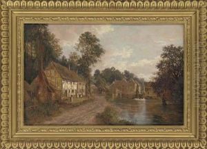 The Old Watermill On The Thames by Charles Deane