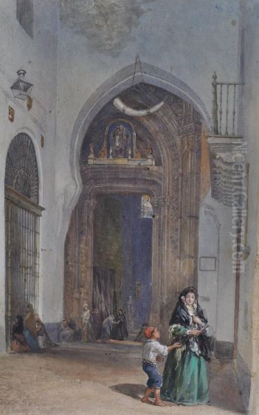 Interior Scene In Seville Cathedral - view 1