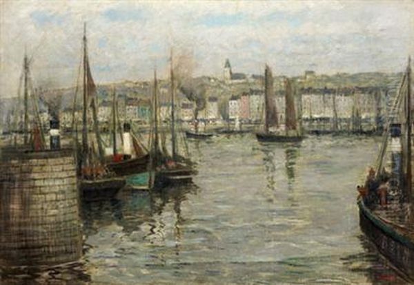 Fishing Boats In A Harbor - view 1