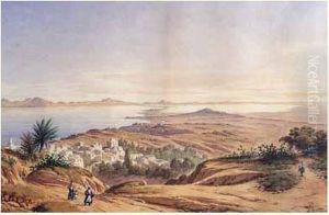 Carthage, Vue Prise Du Village De Sidi-bou-said