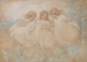 Three Girls by Charles Ernest Debelle