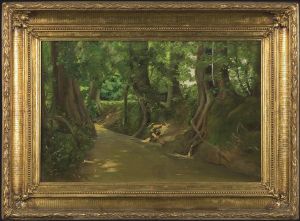 Forest Stream by Stanislaw M. Debicki