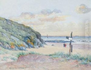 Carolles, La Plage by Edmond Debon