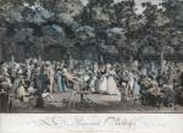 La Promenade Publique by Philibert-Louis Debucourt