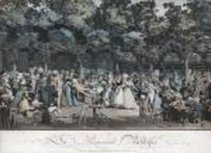 La Promenade Publique by Philibert-Louis Debucourt