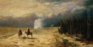 Yellowstone Geyser Basin by Ralph Earl Decamp