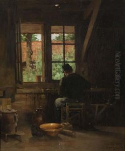 Lauberge A Allery by Albert Decamps