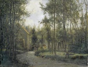 "le Moulin D'angibeau". by Eugene Decan