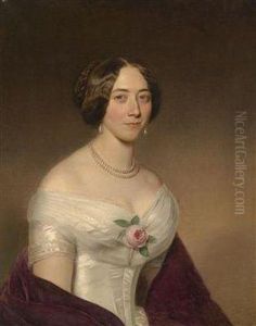 Portrait Of A Lady by Georg Decker