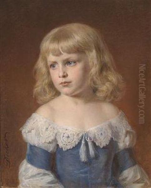 Portrait Of A Blonde Girl - view 1