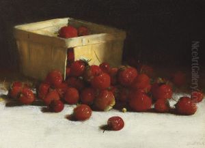 Still Life With Strawberries by Joseph Decker