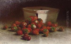 Strawberries And Upright Box by Joseph Decker
