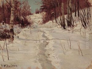 Winter Path by Robert Melvin Decker