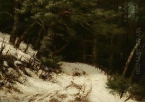 Path In Winter Landscape