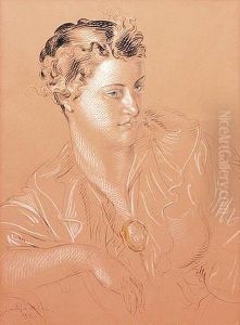 Portrait Of A Girl by Jan Dedina
