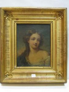 Portrait De Jeune Femme by Pierre-Joseph Dedreux-Dorcy