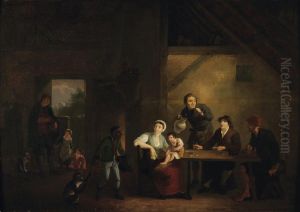 Le Montreur De Singe by Leonard Defrance